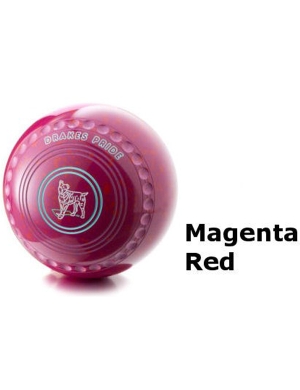 Drakes Pride Gripped Bowls Professional - Magenta/Red